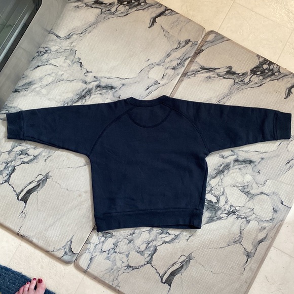 Burberry Embroidered LOGO Sweatshirt! BLACK, plush lining, Unisex Size 5 🖤 - Picture 6 of 14